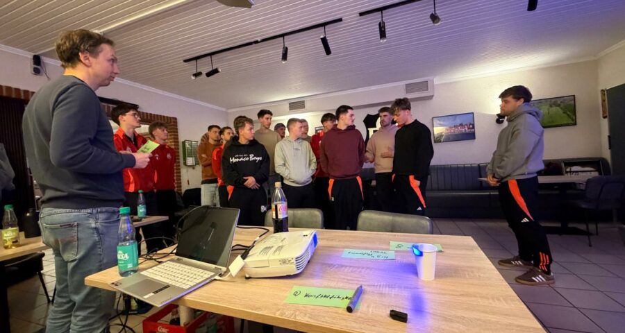 Holger Stoffregen im Workshop mit unserer Ersten